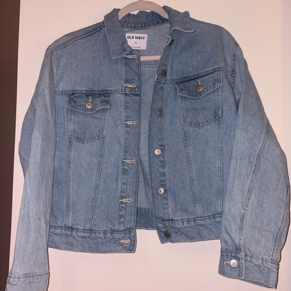 Old Navy Medium Blue Denim Jean Jacket